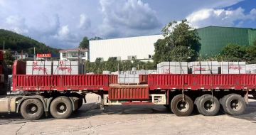 克拉玛依 芝麻灰花岗岩地铺石出货日常