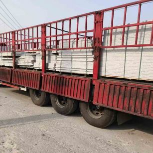 克拉玛依 白麻荔枝面外墙干挂，工厂装车日常