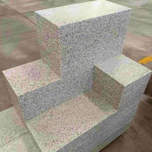 克拉玛依 白麻花岗岩荔枝面地铺石