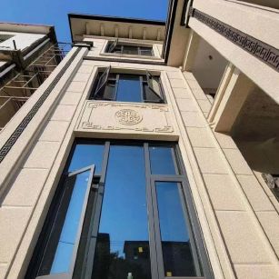 克拉玛依 黄金麻荔枝面别墅外墙干挂效果展示