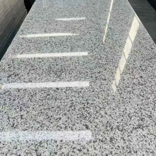 克拉玛依 白麻花岗岩光面毛板