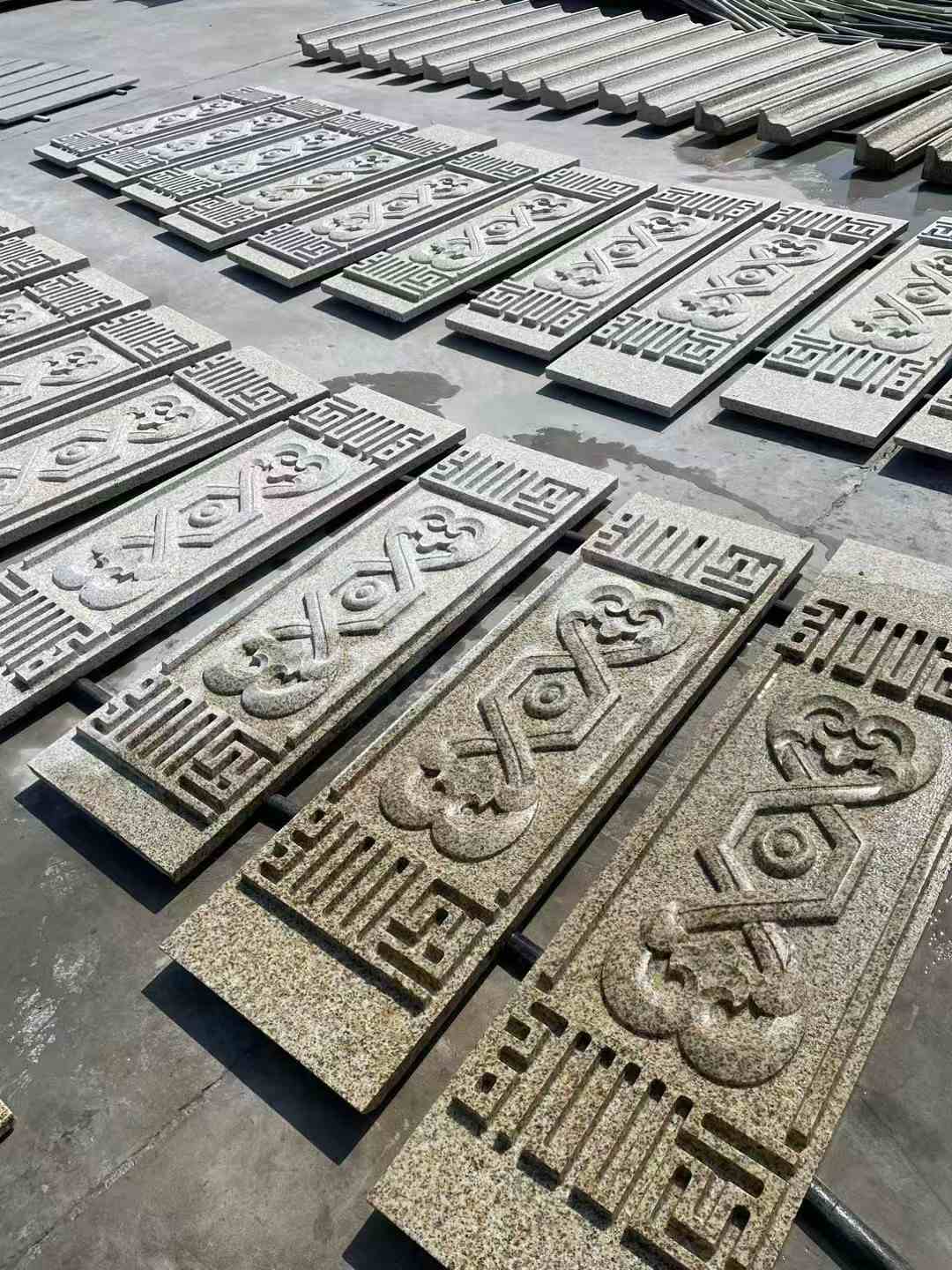 克拉玛依 黄金麻花岗岩外墙雕刻板