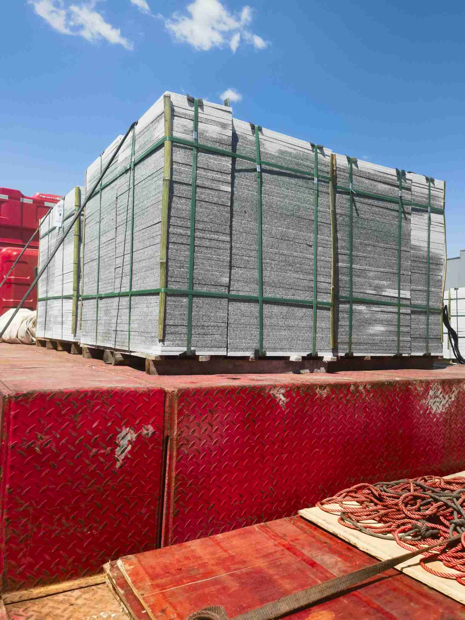 克拉玛依 芝麻白火烧规格板地铺石300*600/600*600