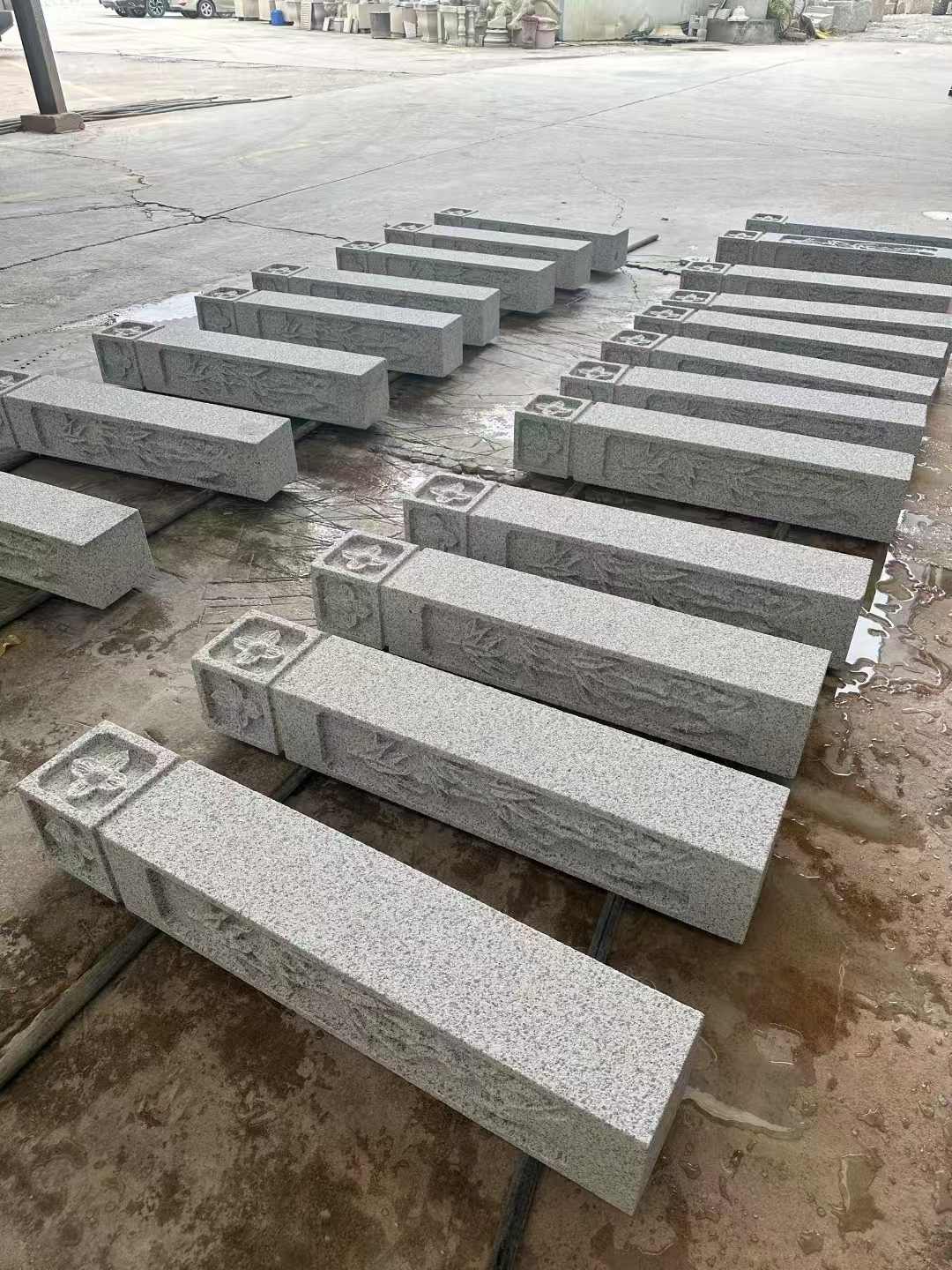 克拉玛依 白麻方柱雕花防水